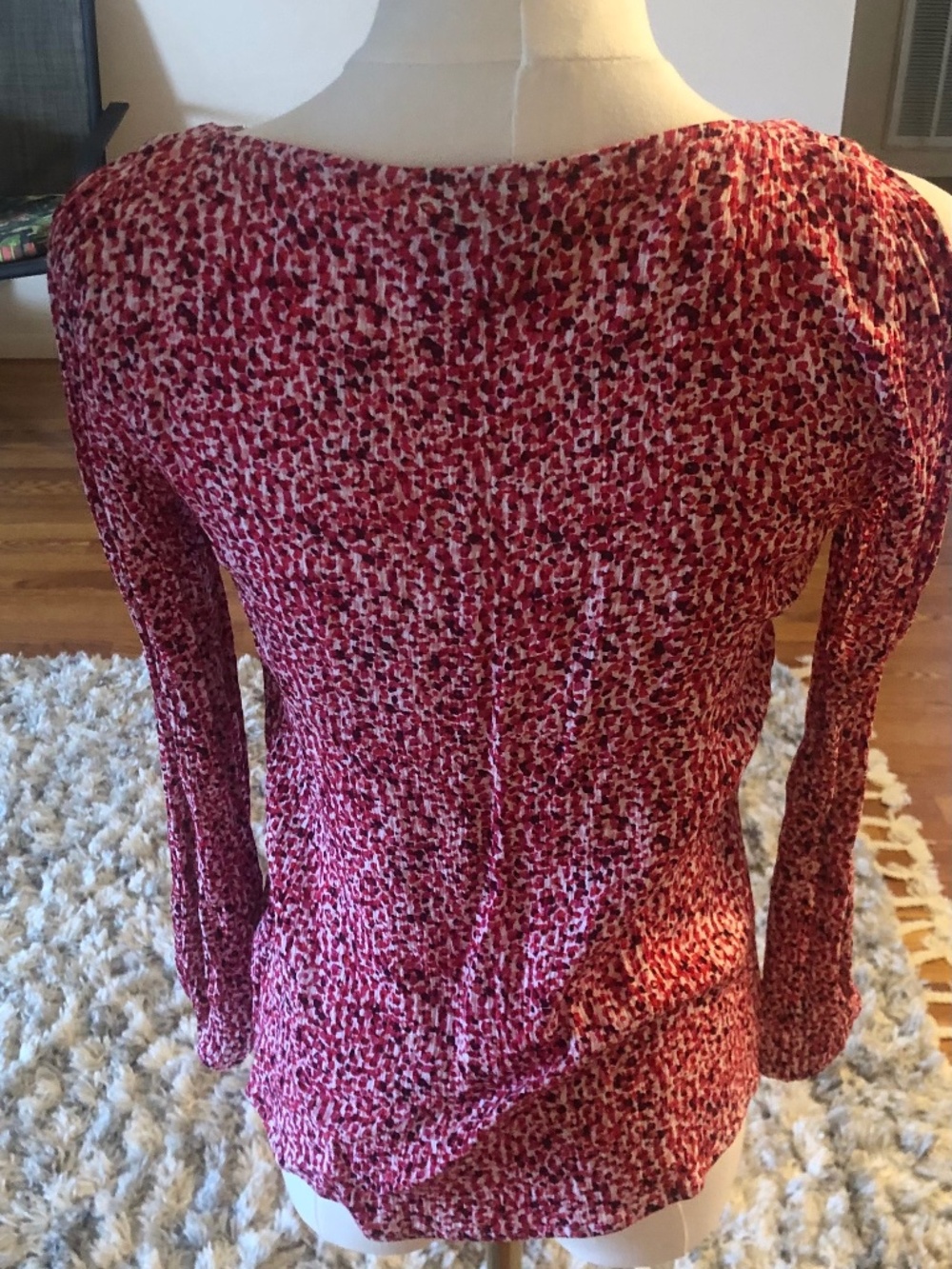JM Collection Cold Shoulder Blouse - Picture 2 of 4